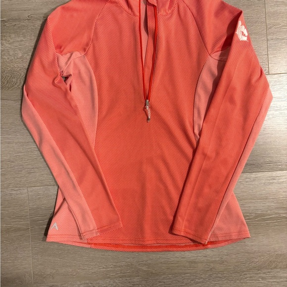 Antigua Tops - Antigua Coral Performance Hoodie Women’s Size Small Golf Pullover